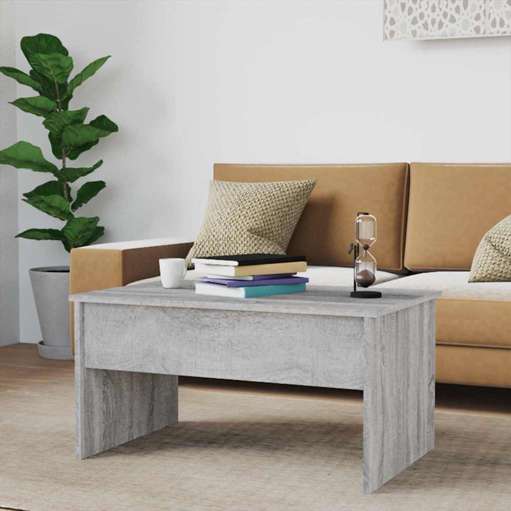 Stolić za kavu boja hrasta 80x50,5x41,5 cm konstruirano drvo