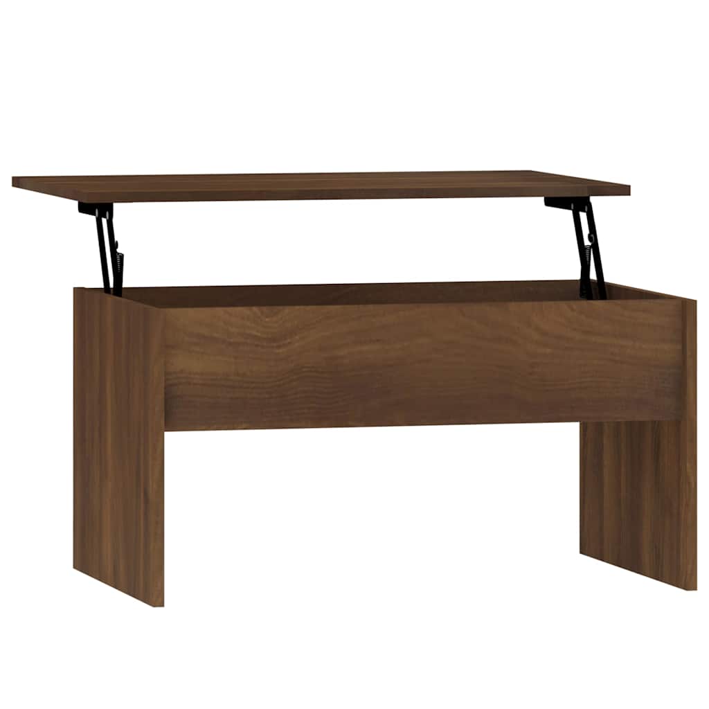 Stolić za kavu Smeđa hrasta 80x50,5x41,5 cm konstruirano drvo