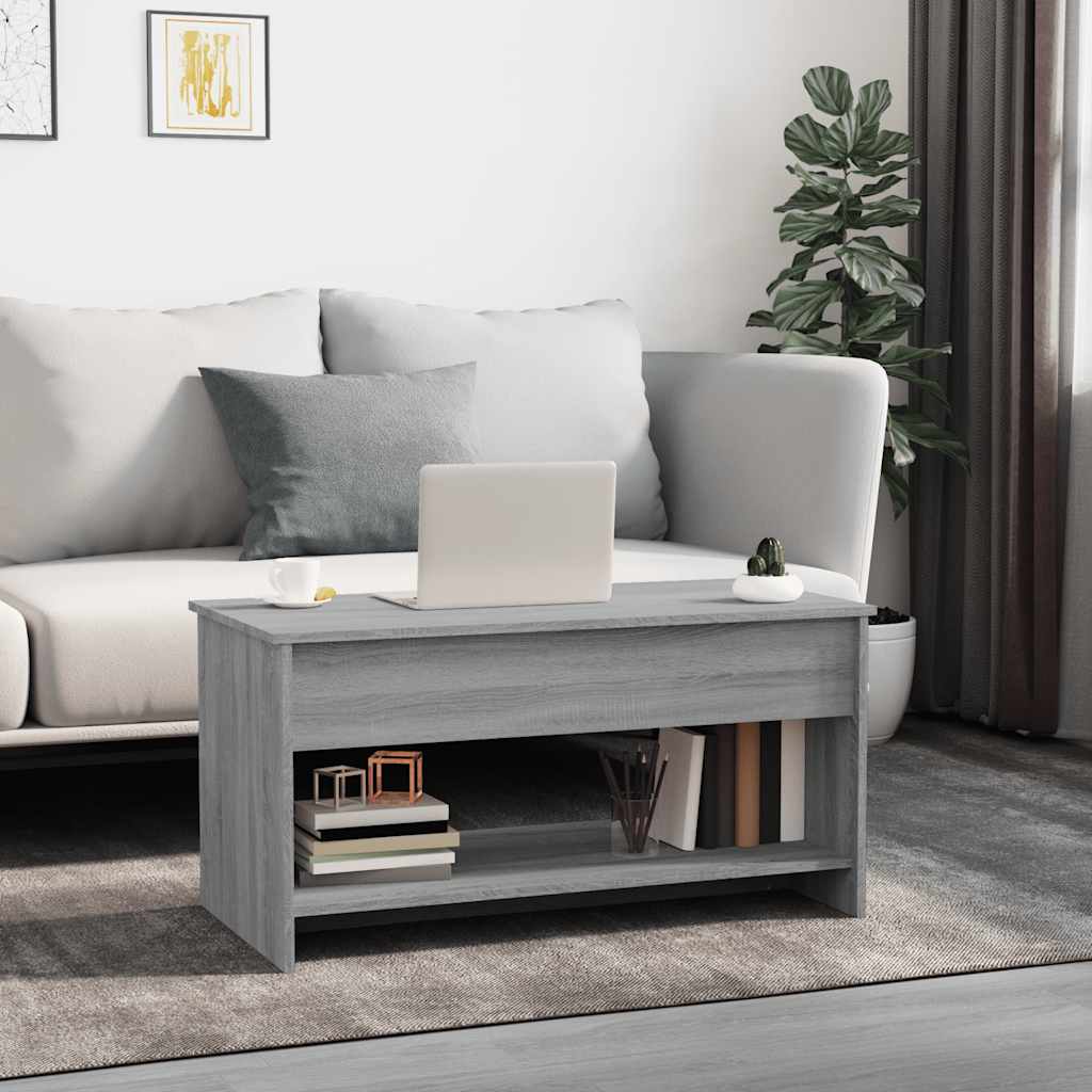Stolić za kavu boja hrasta 102x50x52,5 cm konstruirano drvo