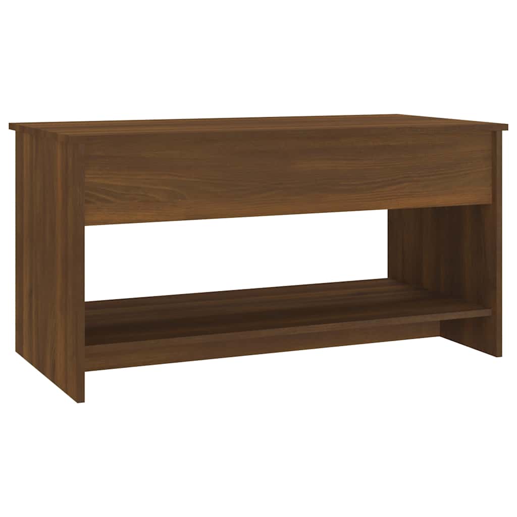Stolić za kavu Smeđa hrasta 102x50x52,5 cm konstruirano drvo
