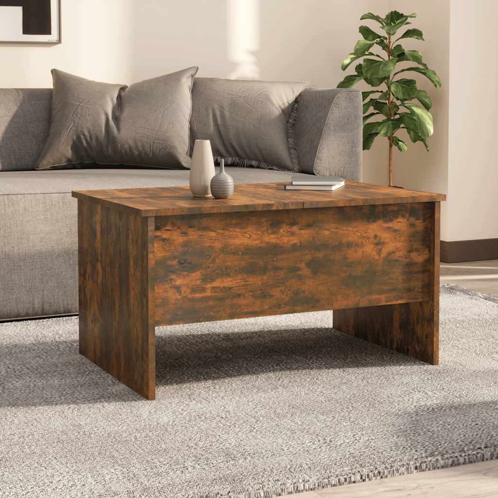 Stolić za kavu boja hrasta 80x50x42,5 cm konstruirano drvo