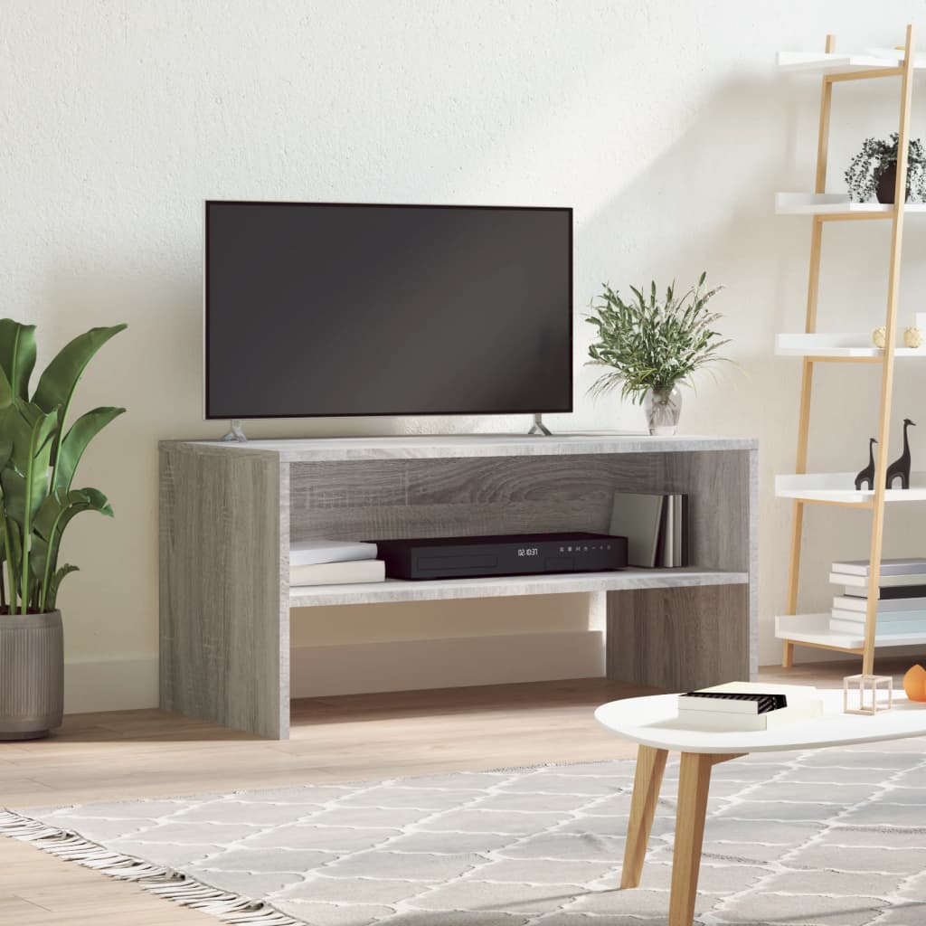 TV ormarić siva boja hrasta 80x40x40 cm od konstruiranog drva