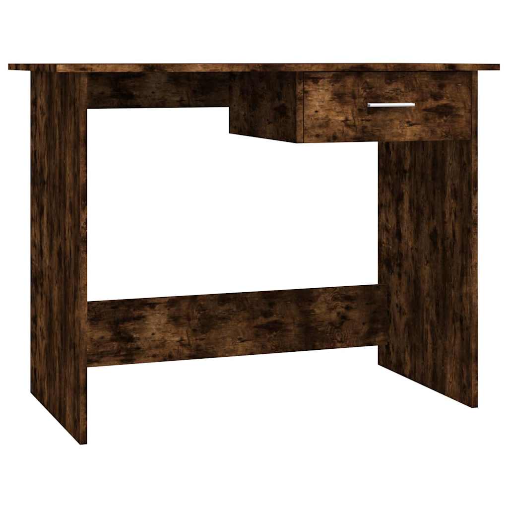 Radni stol boja dimljenog hrasta 100x50x76 cm konstruirano drvo
