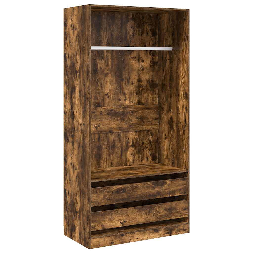 Ormar boja dimljenog hrasta 100 x 50 x 200 cm konstruirano drvo