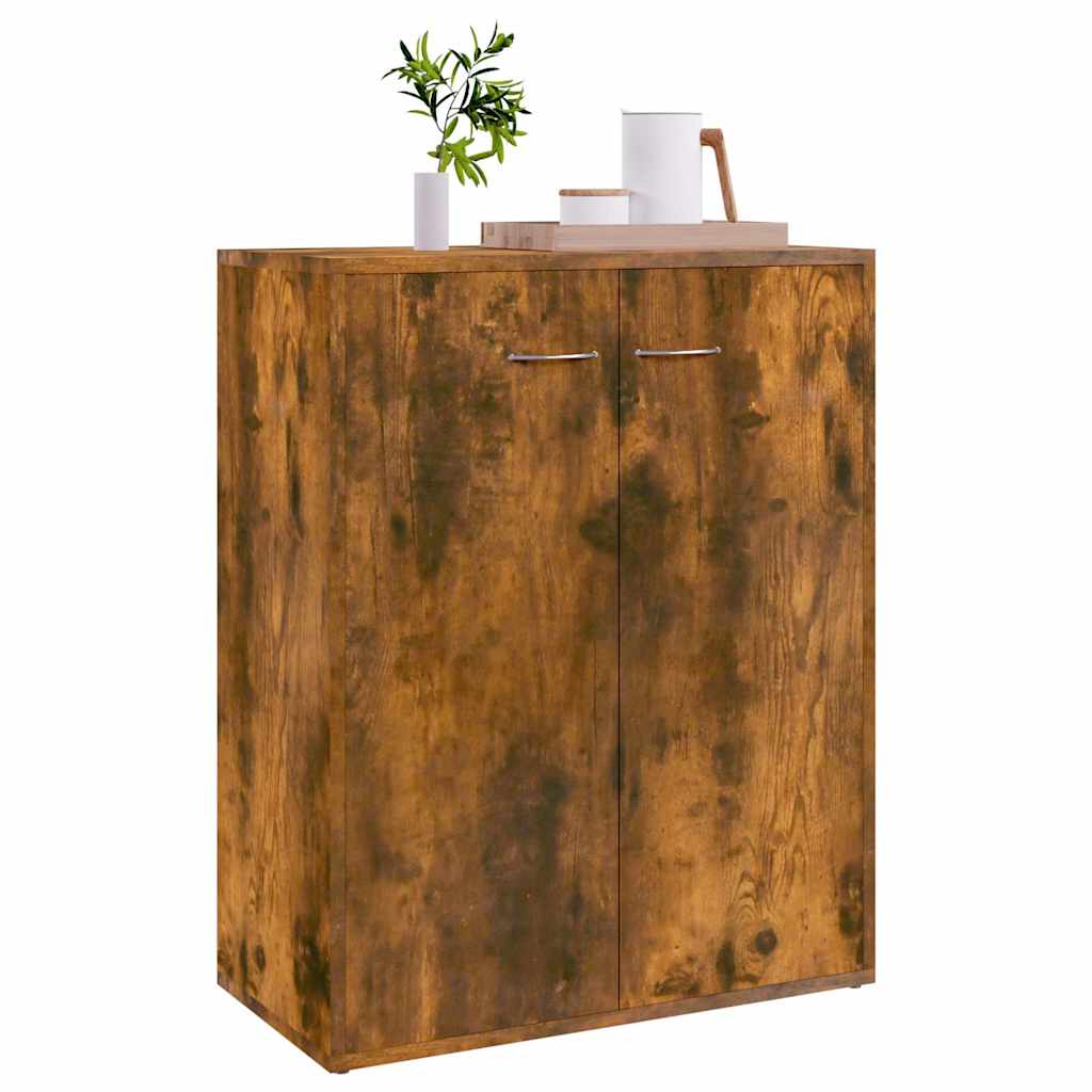 Komoda boja dimljenog hrasta 60 x 30 x 75 cm konstruirano drvo