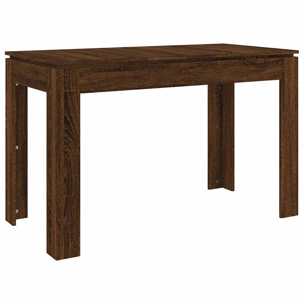Blagovaonski stol boja smeđeg hrasta 120 x 60 x 76 cm drveni