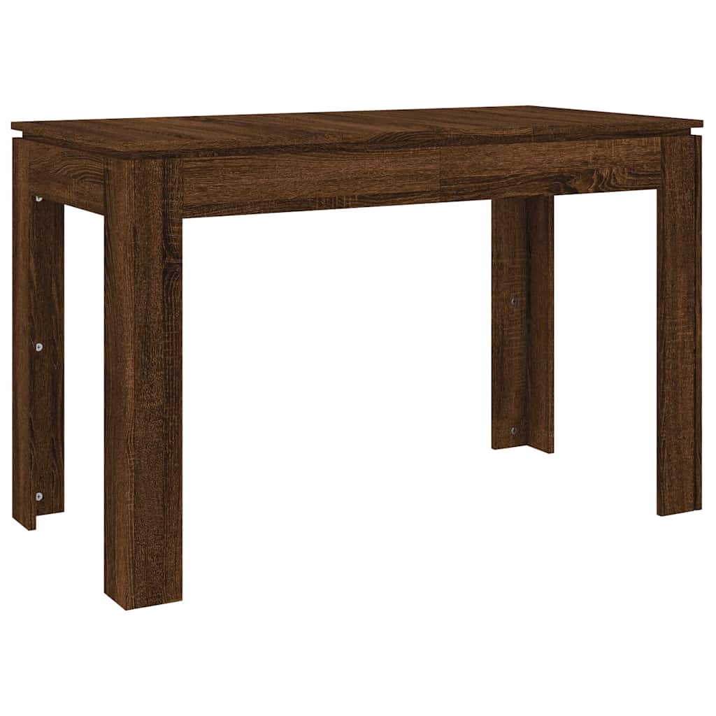 Blagovaonski stol boja smeđeg hrasta 120 x 60 x 76 cm drveni