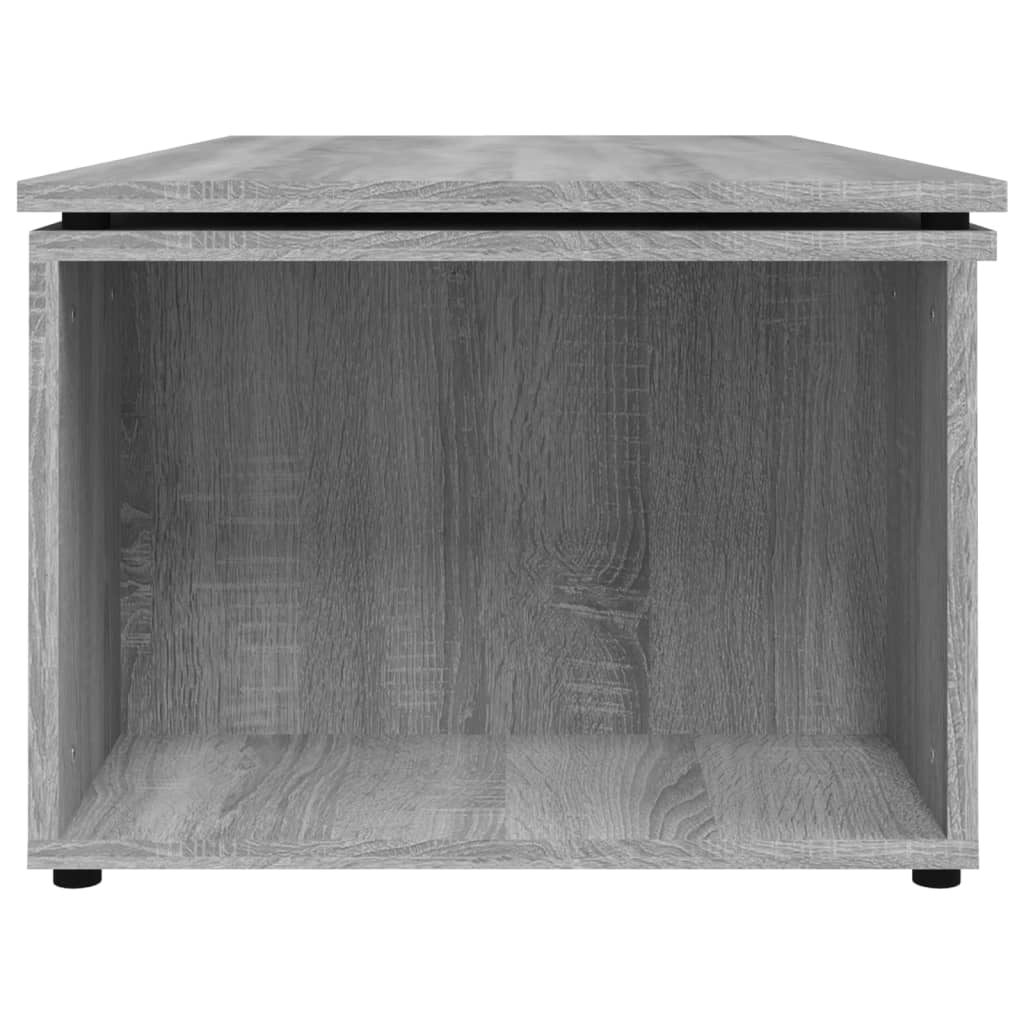Stolić za kavu boja sivog hrasta 150x50x35 cm konstruirano drvo