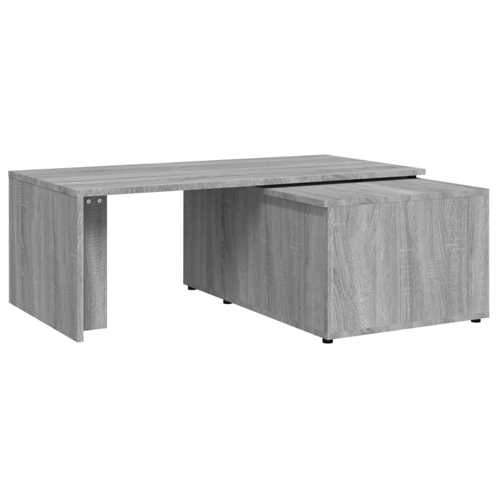 Stolić za kavu boja sivog hrasta 150x50x35 cm konstruirano drvo