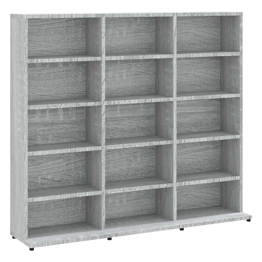 Ormarić za CD-ove boja hrasta 100x23x89,5 cm konstruirano drvo