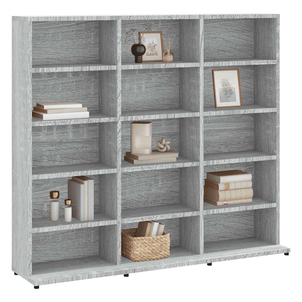 Ormarić za CD-ove boja hrasta 100x23x89,5 cm konstruirano drvo