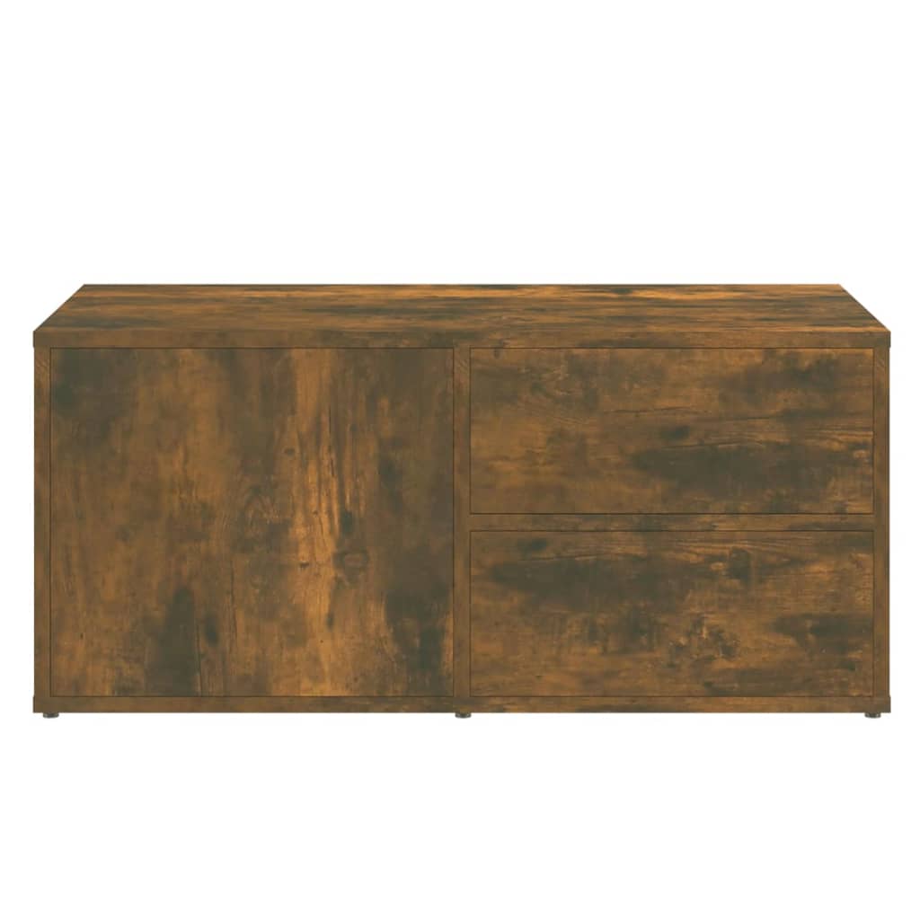 TV ormarić boja dimljenog hrasta 80x34x36 cm konstruirano drvo