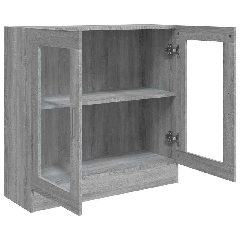 Vitrina boja hrasta sonome 82,5x30,5x80 cm konstruirano drvo
