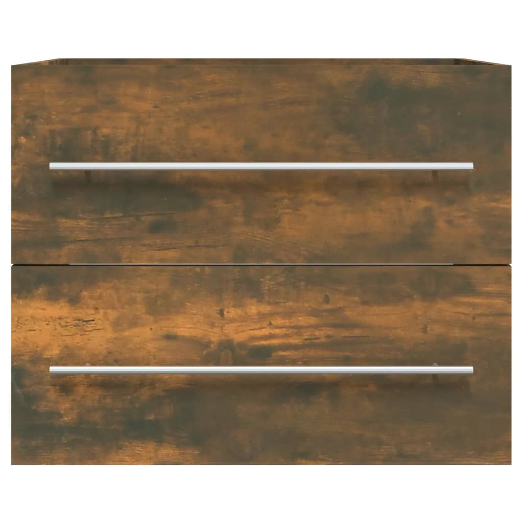 Ormarić za umivaonik boja dimljenog hrasta 60x38,5x48 cm drveni