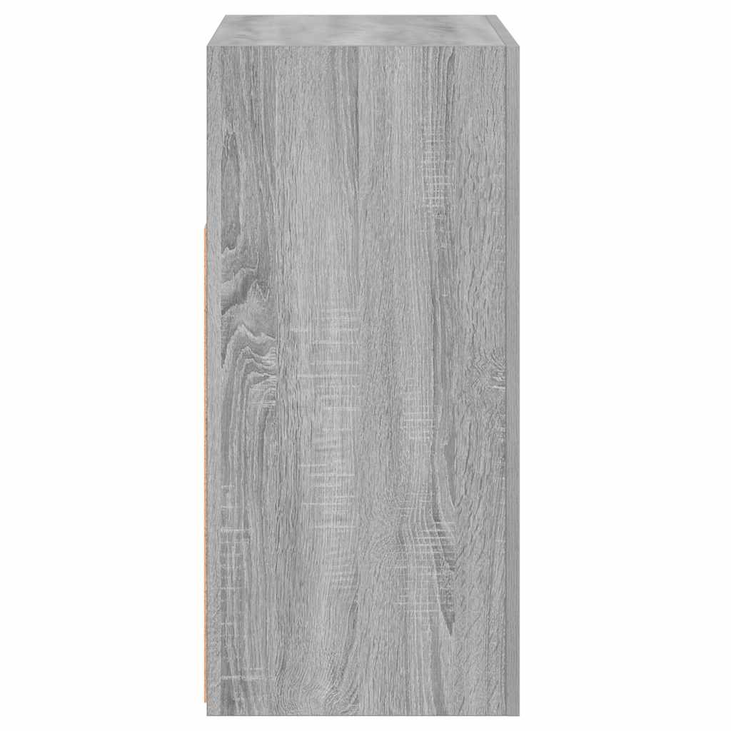 Komoda s LED svjetlima boja sivog hrasta sonome 80 x 35 x 75 cm