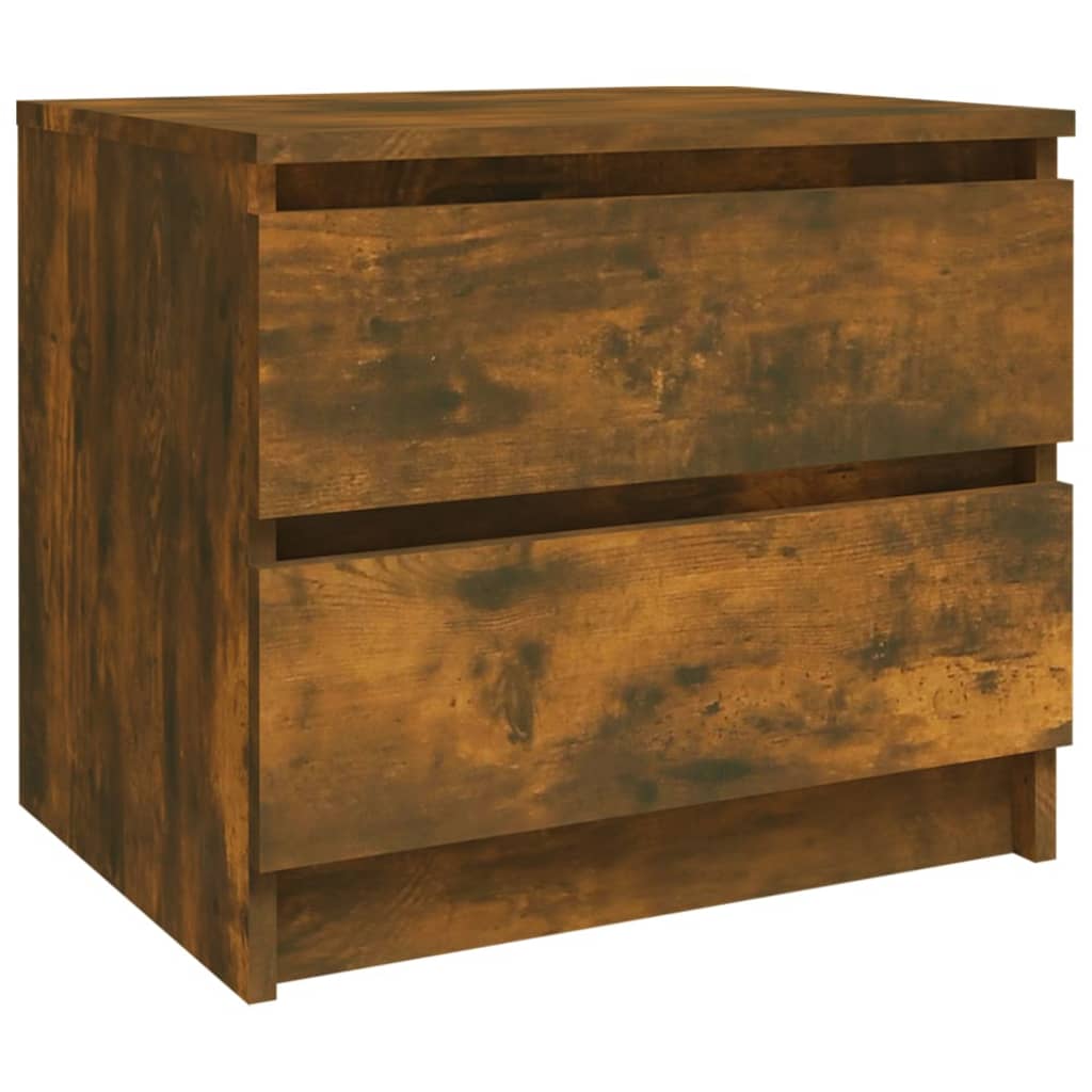 Noćni ormarići hrast 2 kom boja hrasta 50 x 39 x 43,5 cm drveni
