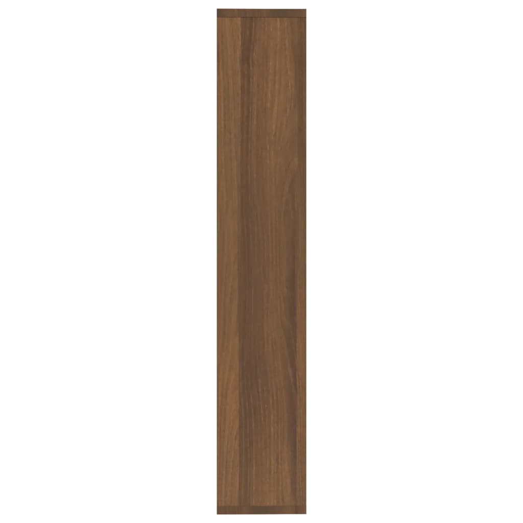 Zidna polica boja smeđeg hrasta 36x16x90 cm konstruirano drvo