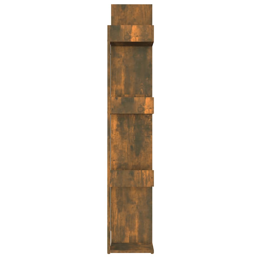 Ormarić za knjige boja dimljenog hrasta 86x25,5x140 cm drveni