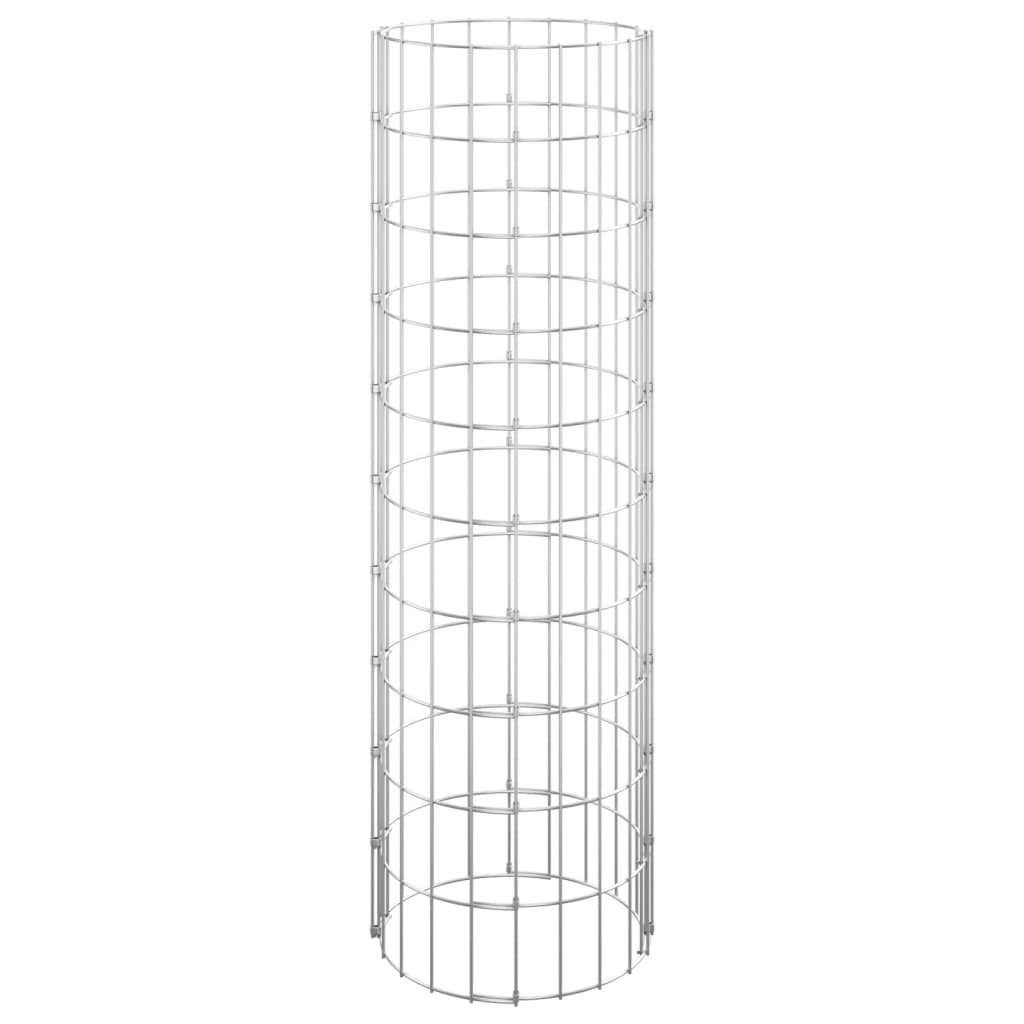 Kružni gabionski stup od pocinčanog čelika Ø 30 x 100 cm