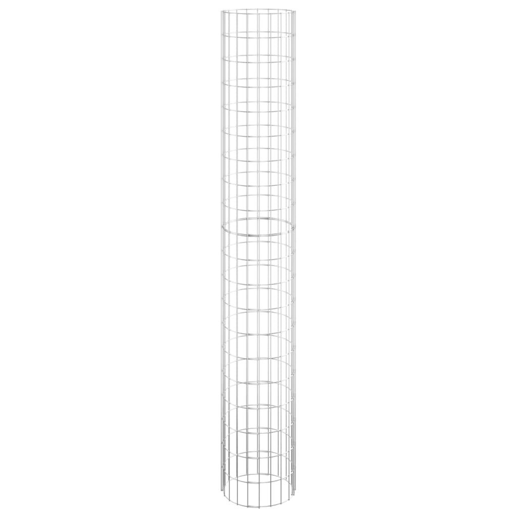 Kružni gabionski stup od pocinčanog čelika Ø 30 x 200 cm