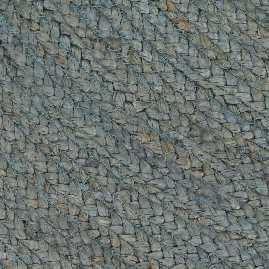 Ručno rađeni tepih od jute okrugli 240 cm maslinastozeleni