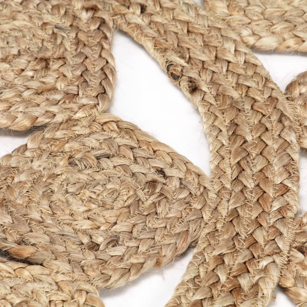 Ručno rađeni pleteni tepih od jute 210 cm