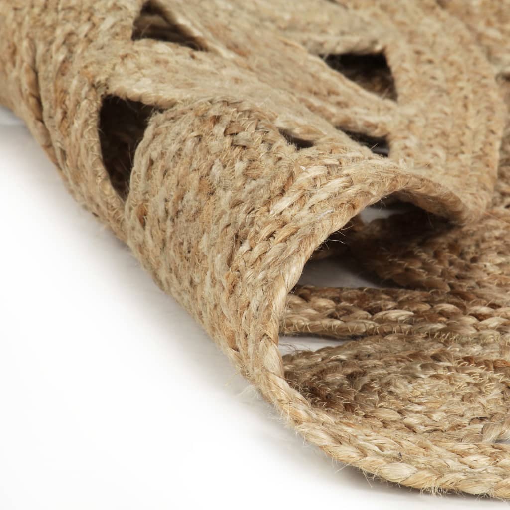 Ručno rađeni pleteni tepih od jute 210 cm