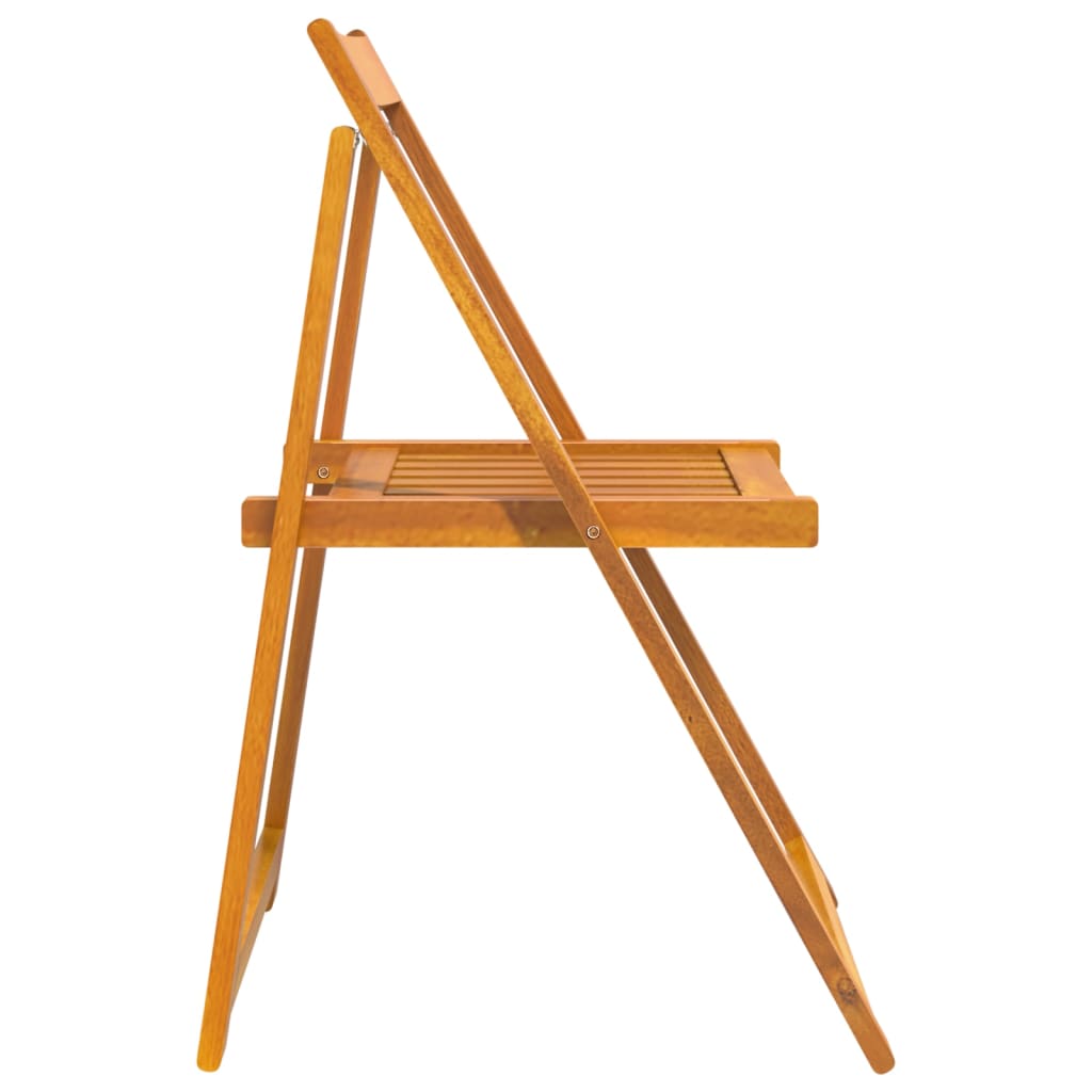 Sklopive vrtne stolice 8 kom od masivnog bagremovog drva