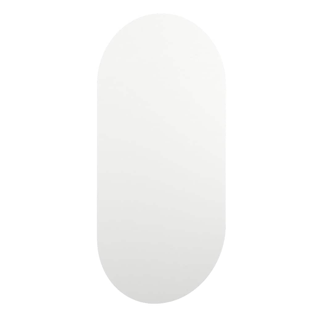 Ogledalo s LED svjetlima 60 x 30 cm stakleno ovalno