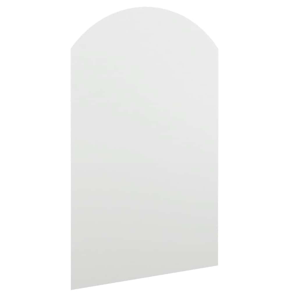 Ogledalo s LED svjetlima 60 x 40 cm stakleno u obliku luka