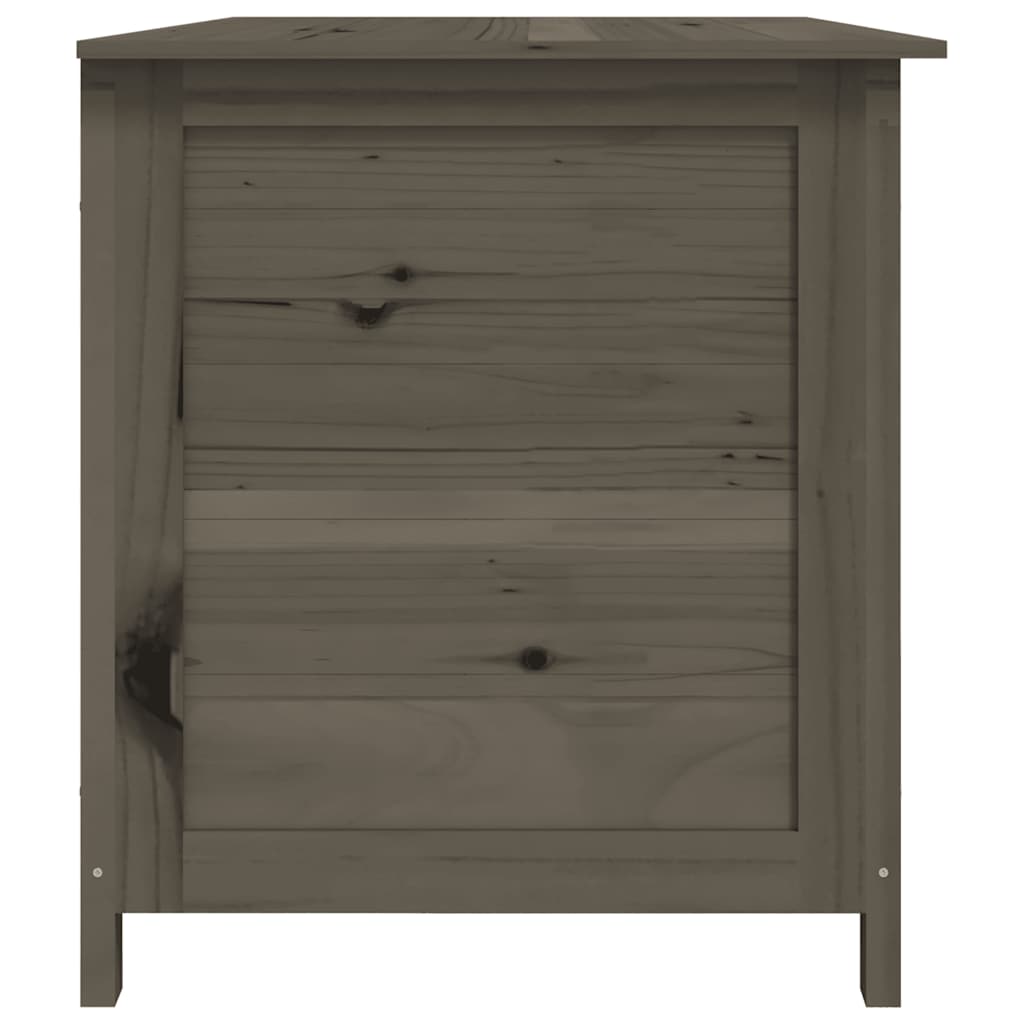 Vanjska kutija za jastuke antracit 150x50x56cm masivna jelovina