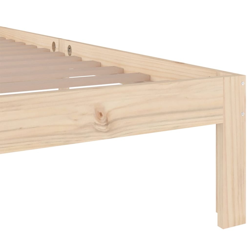 Okvir za krevet od masivnog drva 90 x 190 cm jednokrevetni