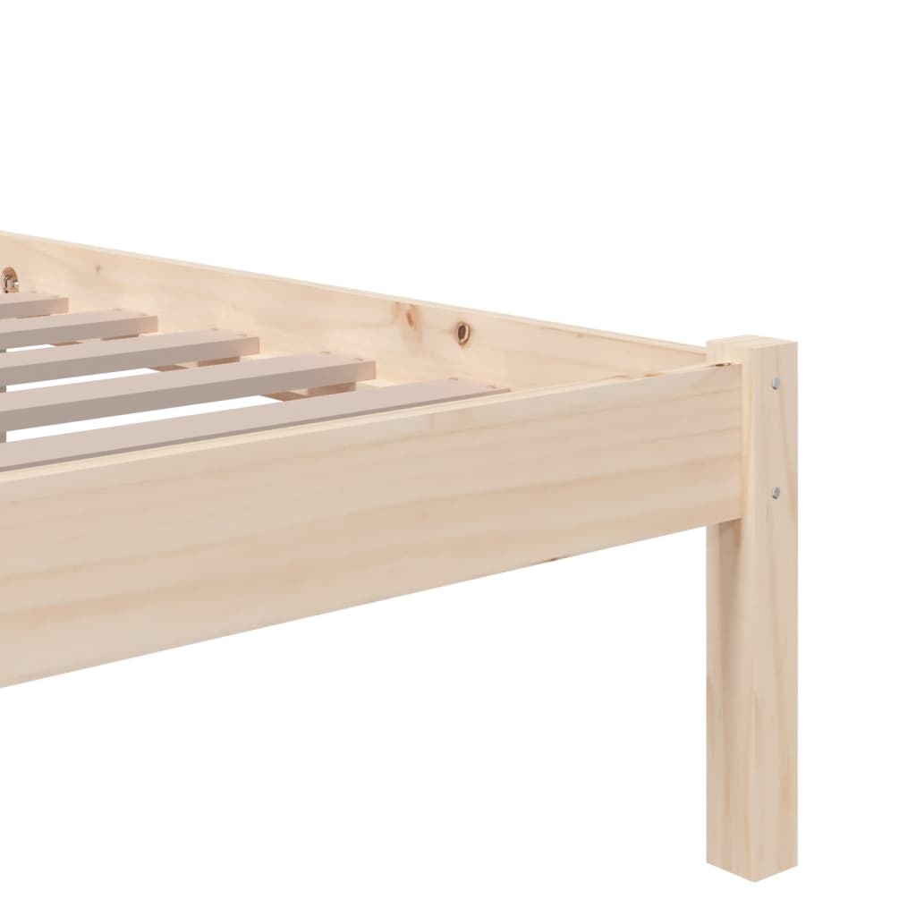 Okvir za krevet od masivnog drva 90 x 190 cm jednokrevetni