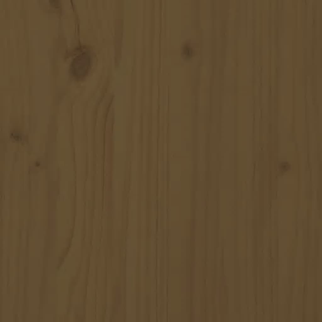 Okvir za krevet boja meda drveni 120 x 190 cm mali bračni