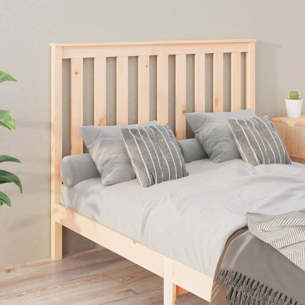 Uzglavlje za krevet 141 x 6 x 101 cm od masivne borovine
