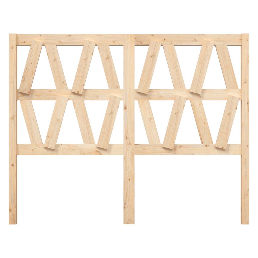 Uzglavlje za krevet 126 x 4 x 100 cm od masivne borovine