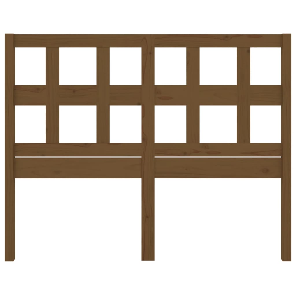 Uzglavlje za krevet boja meda 205,5x4x100 cm masivna borovina