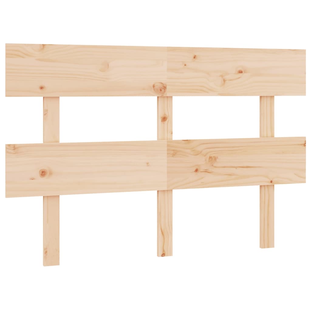 Uzglavlje za krevet 124 x 3 x 81 cm od masivne borovine