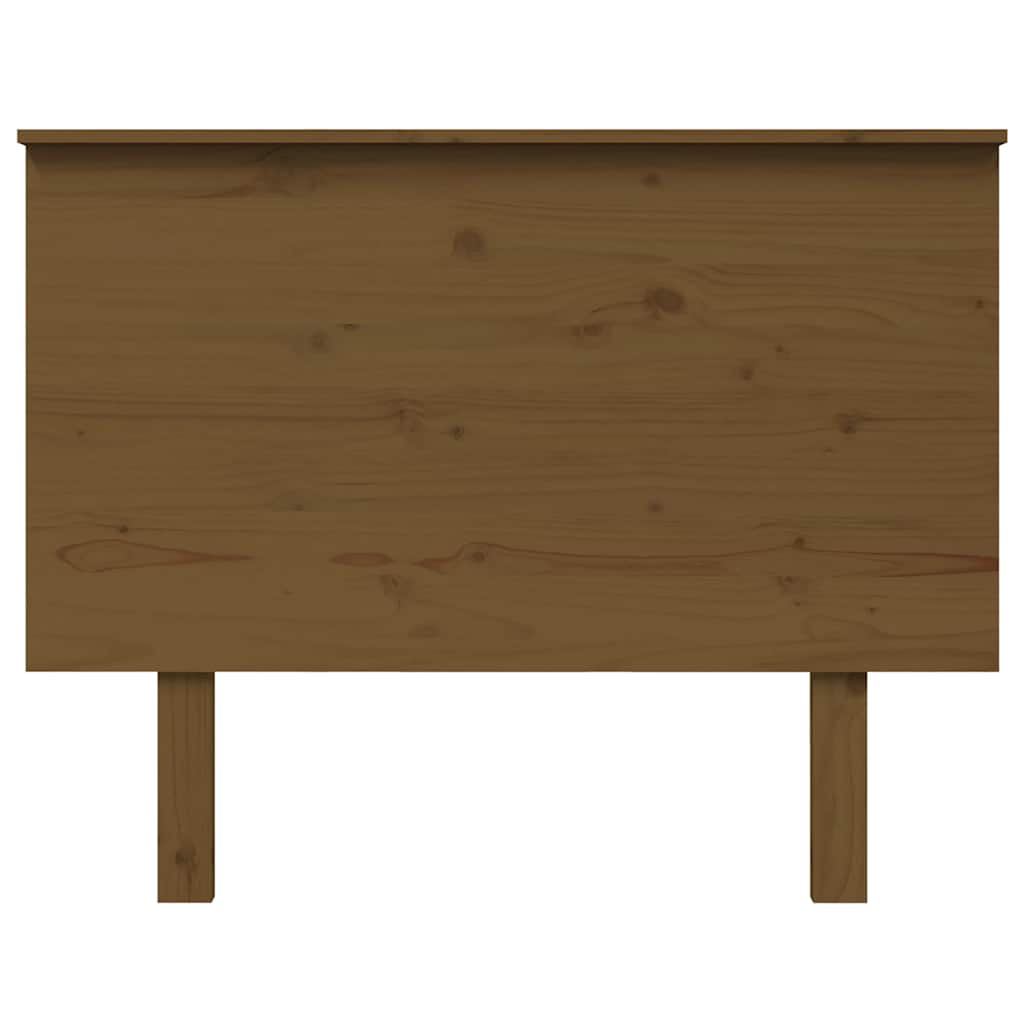 Uzglavlje za krevet boja meda 104x6x82,5 cm masivna borovina