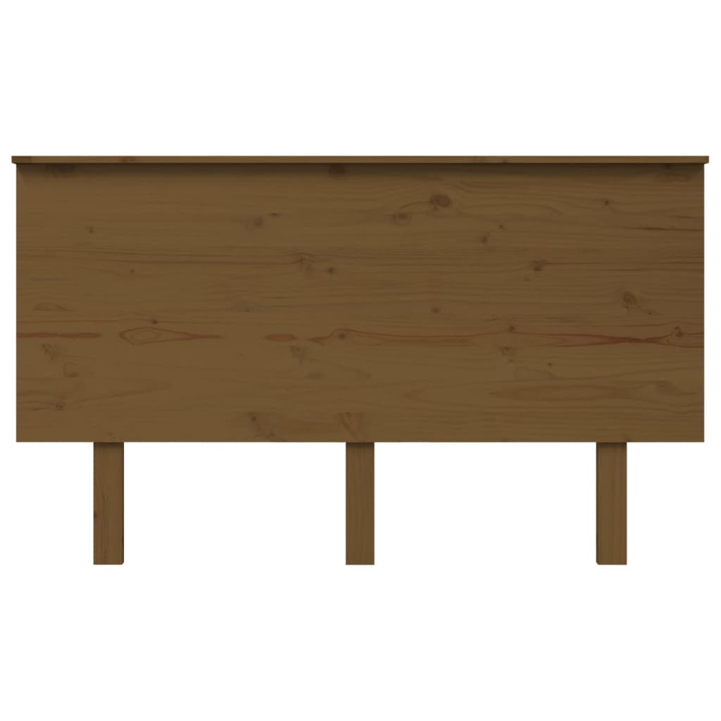 Uzglavlje za krevet boja meda 139x6x82,5 cm od masivne borovine