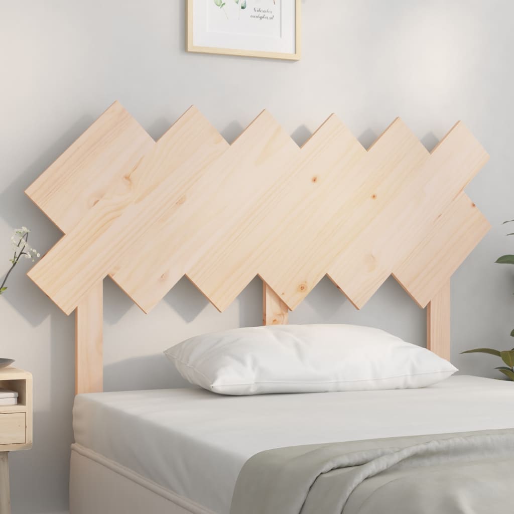 Uzglavlje za krevet 122,5x3x80,5 cm od masivne borovine