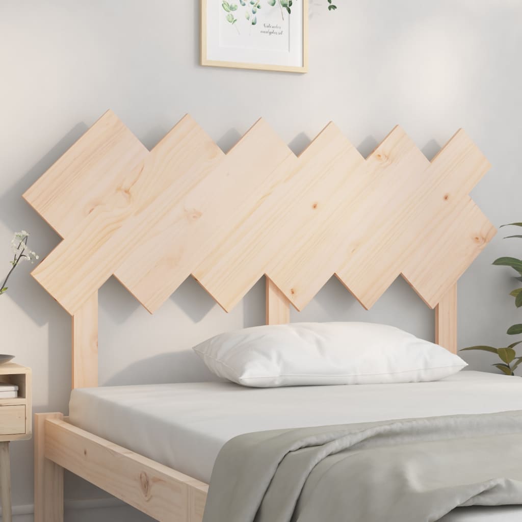 Uzglavlje za krevet 132x3x81 cm od masivne borovine