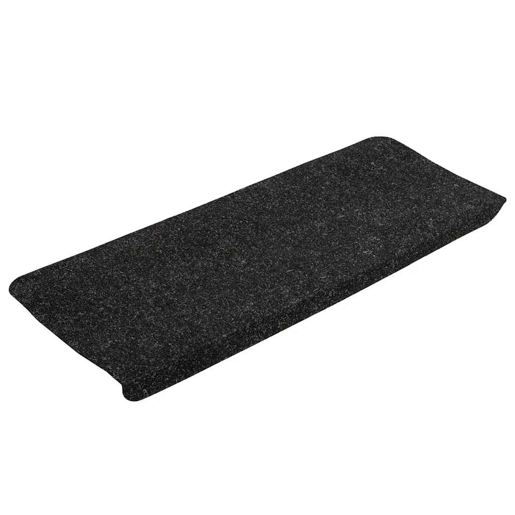 Samoljepljivi otirači za stepenice 15kom 65x24,5x3,5cm antracit