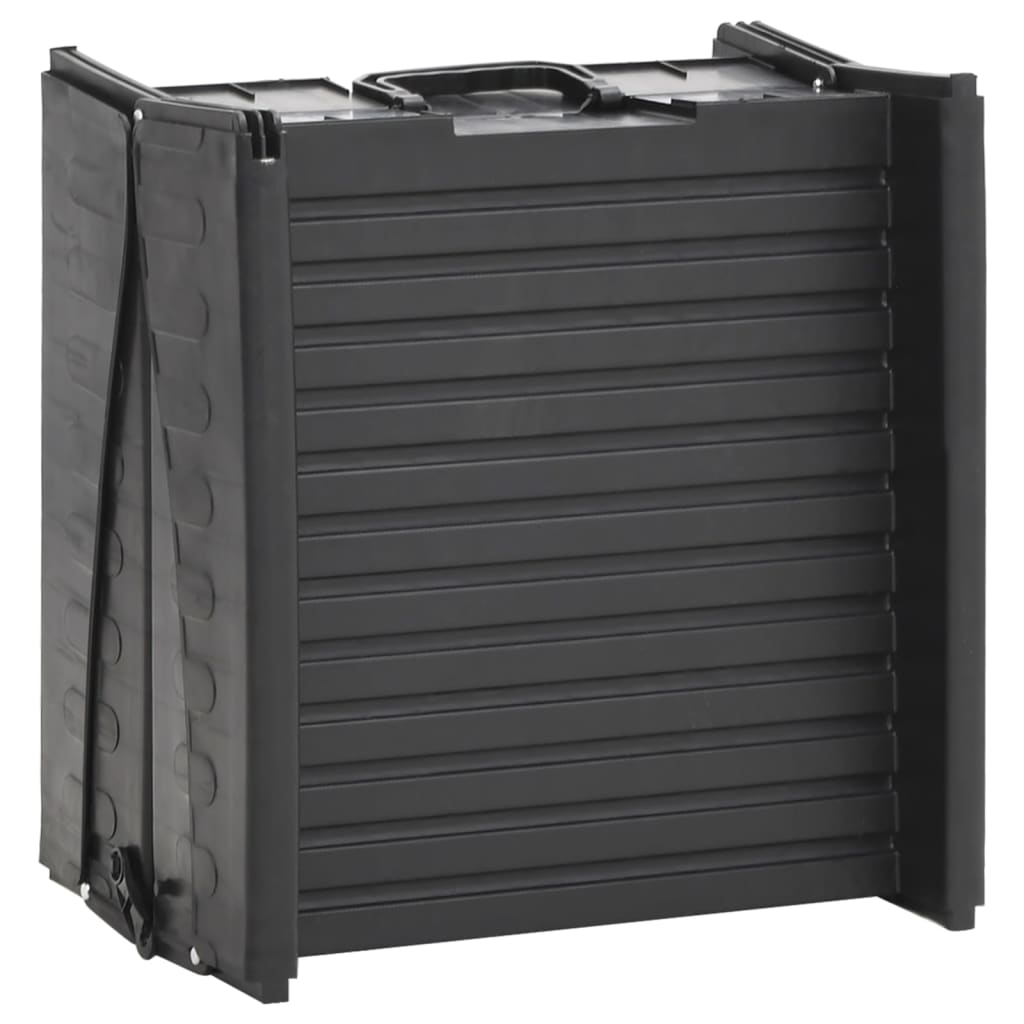 Sklopiva rampa za pse crna 153 x 40 x 12,5 cm od plastike