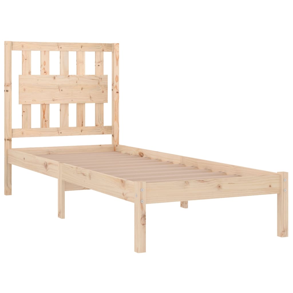 Okvir za krevet od masivne borovine 90x190 cm jednokrevetni