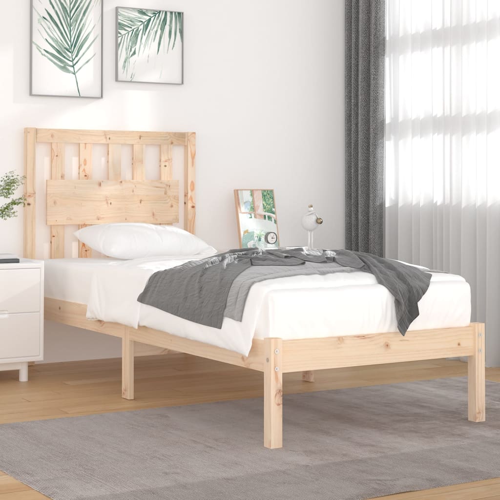 Okvir za krevet od masivne borovine 90x190 cm jednokrevetni