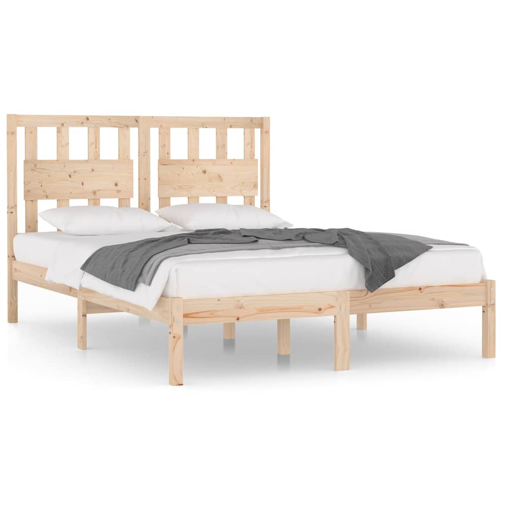 Okvir za krevet od masivne borovine 120x190 cm mali bračni