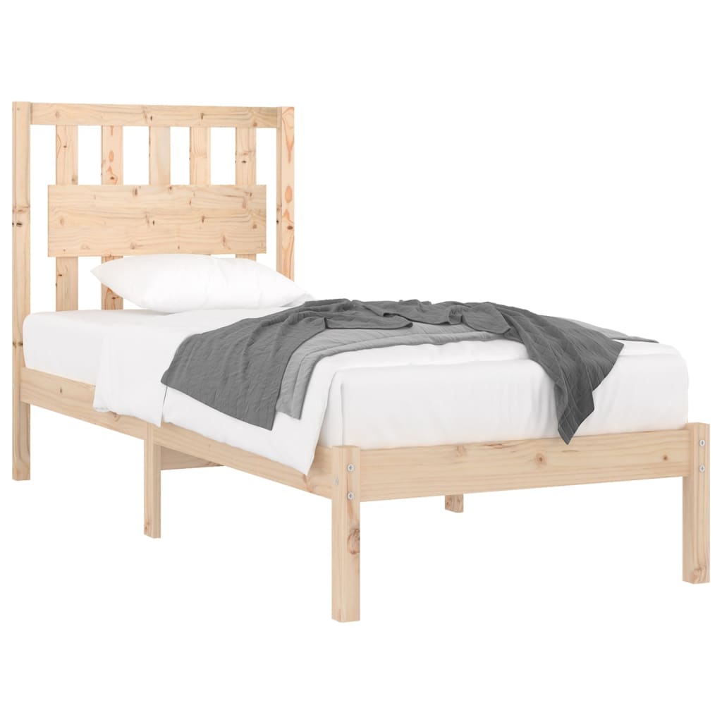 Okvir za krevet od masivne borovine 90 x 200 cm