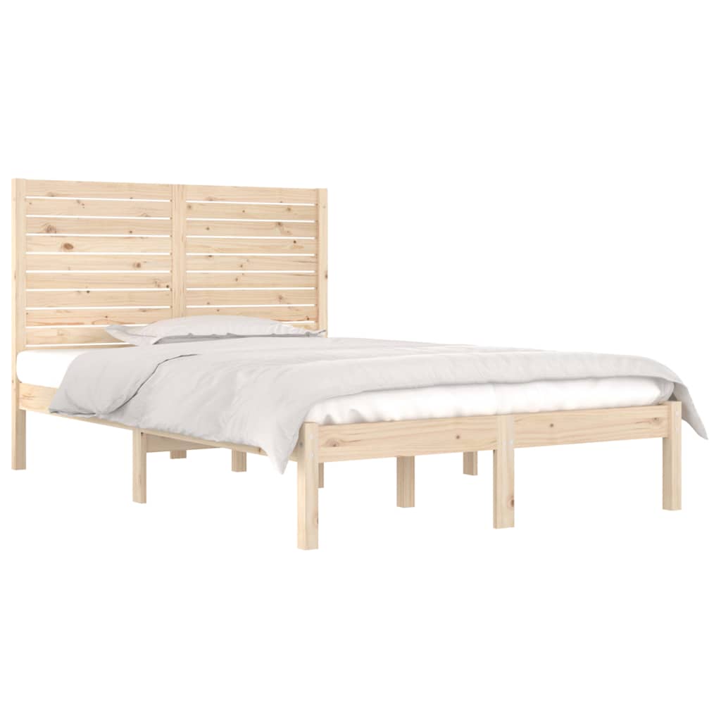 Okvir za krevet od masivnog drva 140 x 190 cm