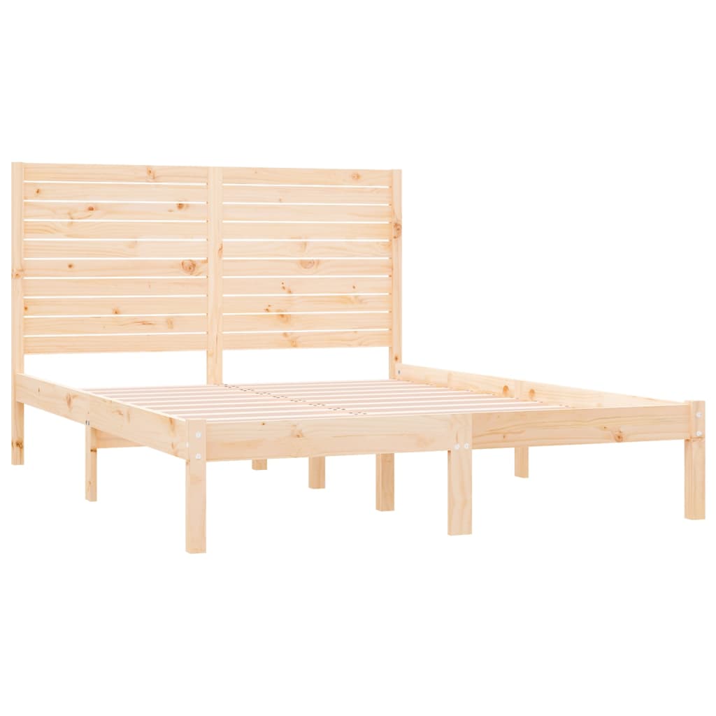 Okvir za krevet od masivnog drva 120 x 200 cm
